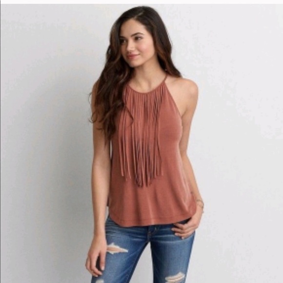 American Eagle Outfitters Tops - American eagle fringe top